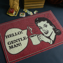 Original American cartoon door mat entrance mat home access door wire ring mat non-slip PVC door mat