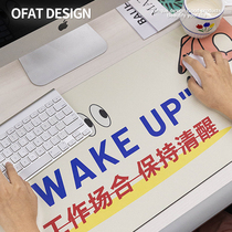 One Orange Acoco Affiliate Name Original Design Heating Mouse Pad Office Table Mat Competitive Game Oversized Warm Table Mat