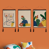 Modern minimalist hanging painting Tapestry Electric Meter Box Stalls Cloths cloth Art background cloth Bedrooms Xuanguan Decorative Painting Wall Blanket