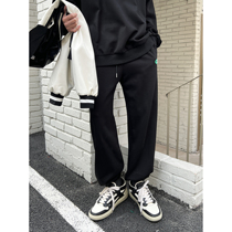 CCJE Spring Autumn Leisure Loose Beam Pants Han Version Trend Port Wind Heavy and Wear Pants Mans High Street 100 Hitch Pants