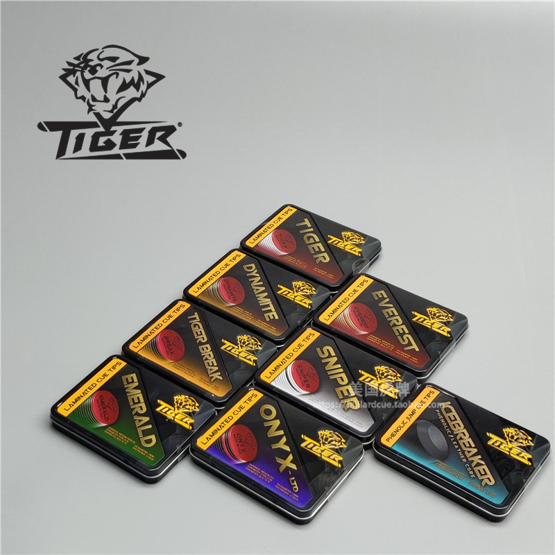 Tiger's leather head Black Manau ONYX broken ice-blocking hand Everest Peak Red Jumper Bar Nine Balls Big Head Ball Club Leather Head