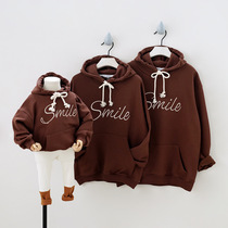 Parent-Child spring sweater mother-to-child family installed Family Letters Western style bandwidth Loose Womens sweats & hoodies mu nv zhuang