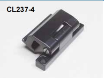 Yingze Industrial Hardware Hidden Zinc Alloy Black Hinge Electrical Cabinet Door Hinge Shengjiu CL237-4
