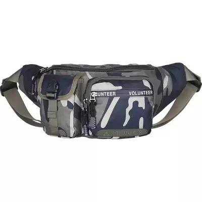 Camouflage running Bag Men Outdoor Camping Sports running small bag waterproof Oxford cloth bag female crossbody bag multi pocket tide