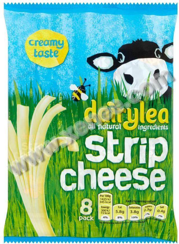 Купить Сыр 英国进口dairylea strip cheese奶酪条纯奶酪儿童8条 в интернет-магазине с ...