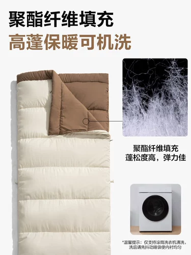 Спальный мешок для взрослых для кемпинга, портативная удерживающая тепло лампа в виде луны для двоих, увеличенная толщина