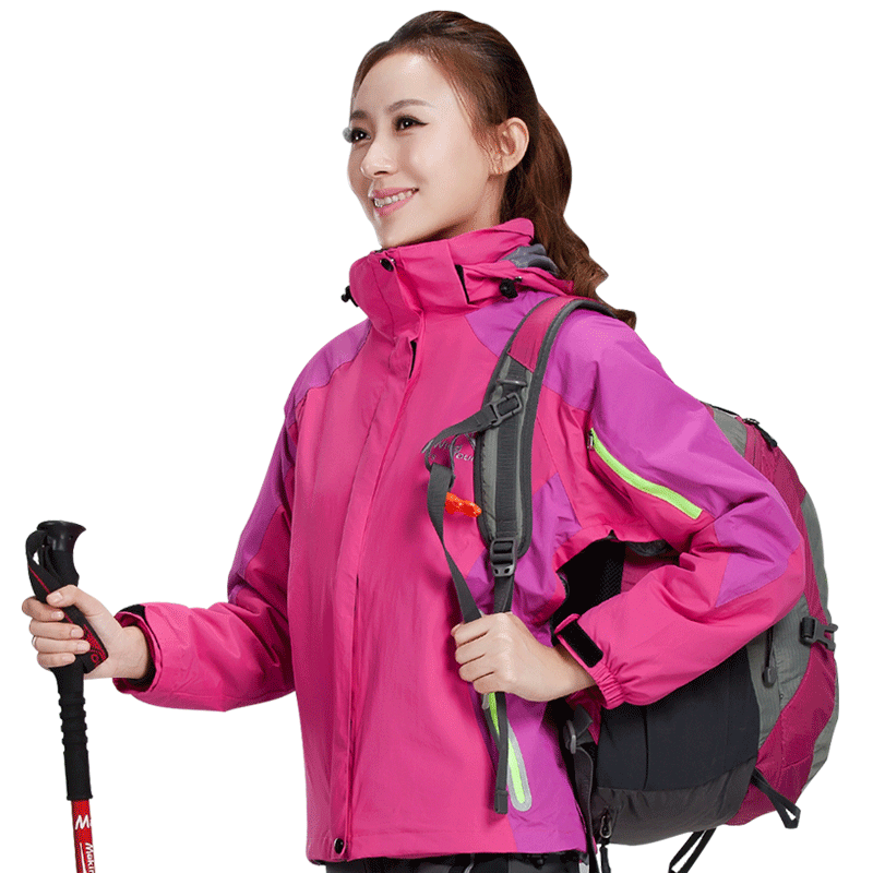 Outdoor stormtrooper men's winter windproof mountaineering warm breathable three-in-one thickened detachable stormtrooper women