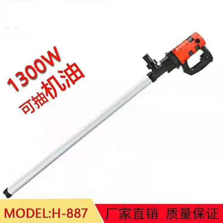 Portable aluminum alloy electric oil pumping pump 220V diesel pumping automatic oil pumping barrel pump plus oil pump greaser
