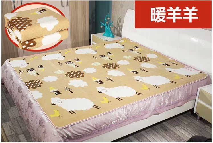 Single Double kiểm soát kép chăn điện nhiệt Home Security chống thấm nước 1,5 m 1,8 m 2 m an toàn nệm điện - Chăn điện thảm sưởi điện