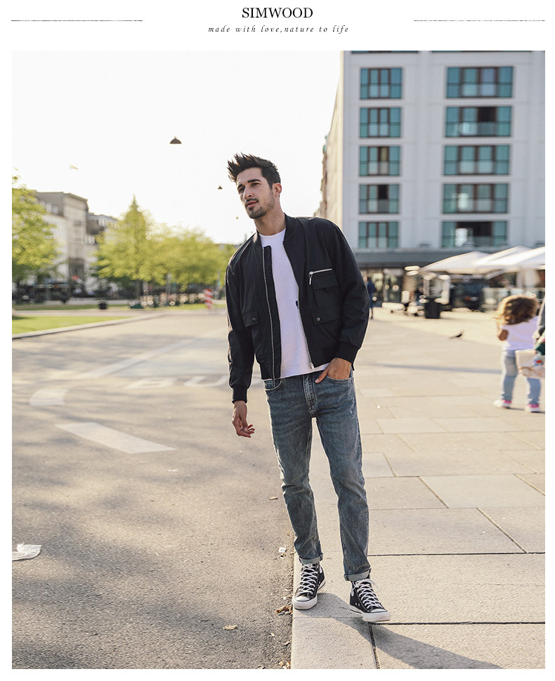 Blouson homme SIMWOOD manches longues en Nylon - Ref 3117387 Image 11