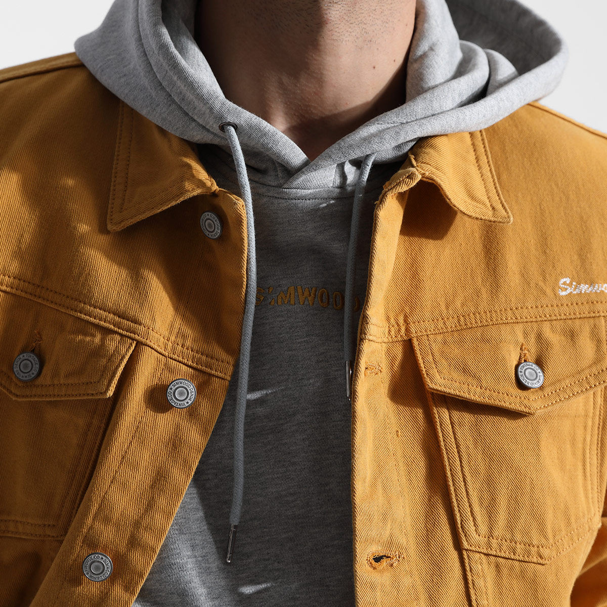 Blouson homme SIMWOOD manches longues en Coton - Ref 3117874 Image 3