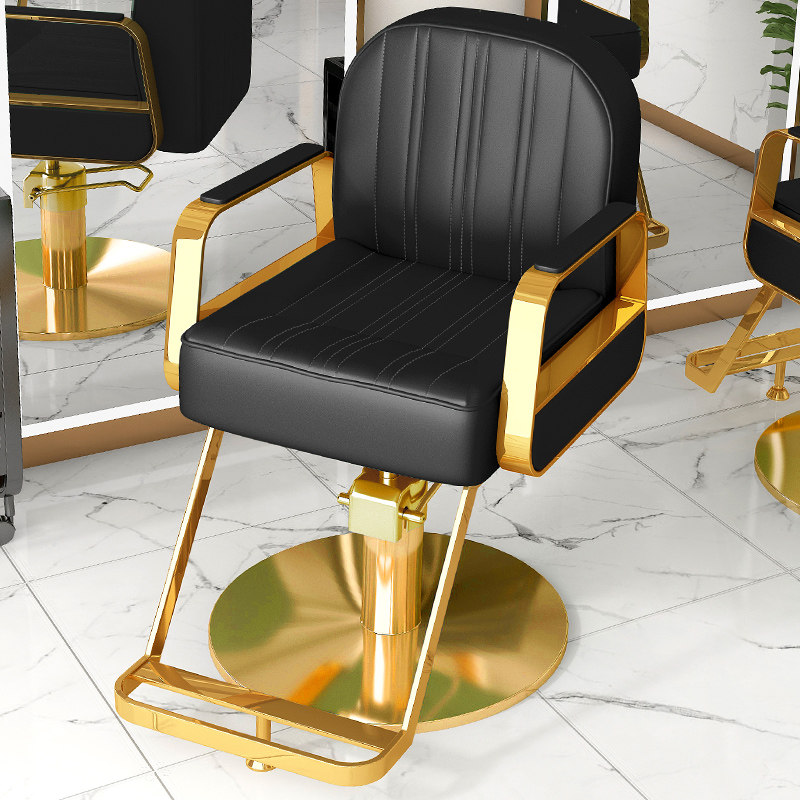 Light luxury barber shop chair hair salon dedicated net red tide hair salon lift can be brought down beauty stool hair cutting seat