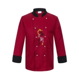 Шеф-повар одежда с длинными рукавами мужской отель ресторан шеф-повара рабочая одежда с коротки