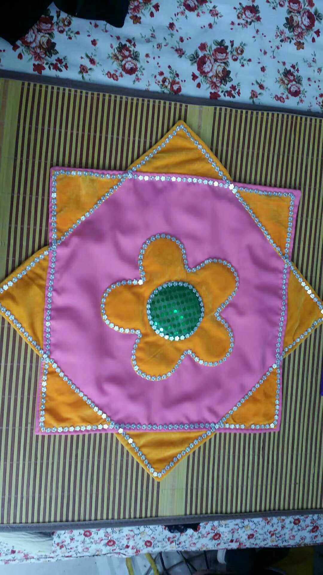  Manufacturer direct color optional set to do style with your professional stage handkerchief dance handkerchief flower-Taobao