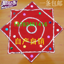 2 self-produced and sold two-person Yangko hand silk flower professional examination skills northeast hemp yarn octagonal towel