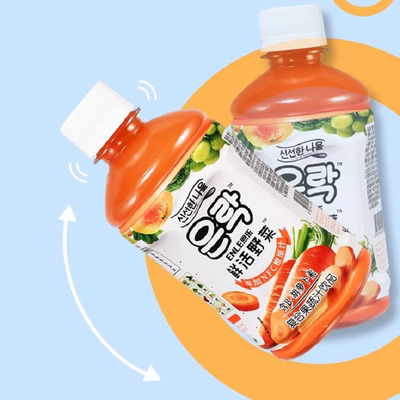 恩乐复合果蔬汁饮品含胡萝卜素含维C添加17种混合蔬果350ml*7瓶装