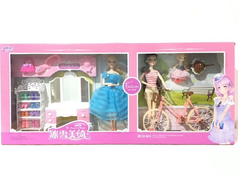 Yasini Ice and Snow Beauty Summer Fashion Princess Doll Barbie Fashion Dresser Shoes Phụ kiện búp bê nhỏ