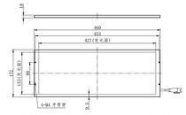 Machine vision light source side light backlit backlight industrial lighting detection LED light source FL427-153