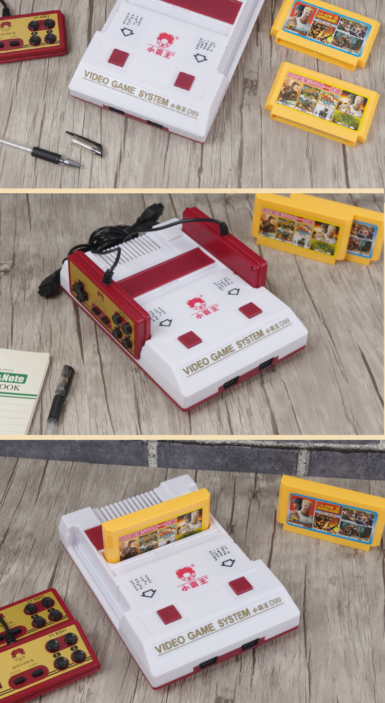 小霸王 hoài cổ cổ điển nhà máy trò chơi truyền hình FC máy đỏ và trắng đôi tay cầm thẻ cổ điển thời thơ ấu 80 trò chơi điều khiển Super Mario Adventure Island Contra máu tay cầm pxn