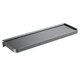 Gun grey wall-mounted folding kitchen storage rack hanging rod space aluminum hanger storage rack condiment rack no hole punch
