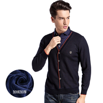 Thermal underwear shirt blouse fake two sweater thick business shirt men plus velvet cotton business shirt winter