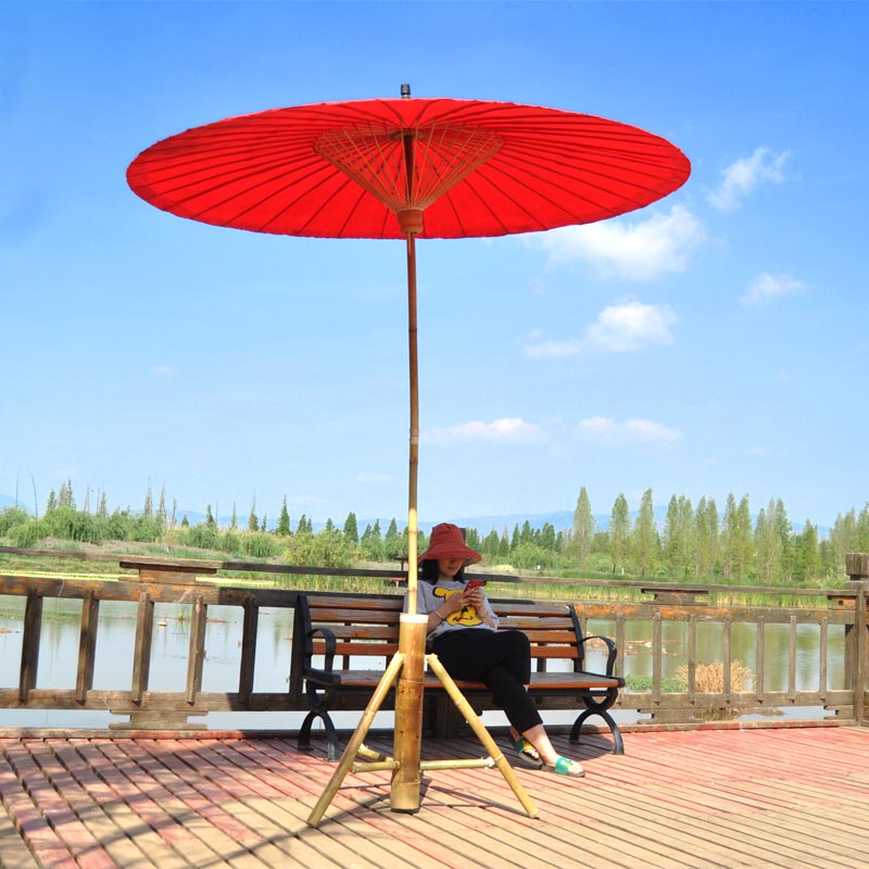 Thailand imported outdoor umbrella Parasol Garden cloth umbrella Parasol rainproof room Villa beach terrace stall umbrella