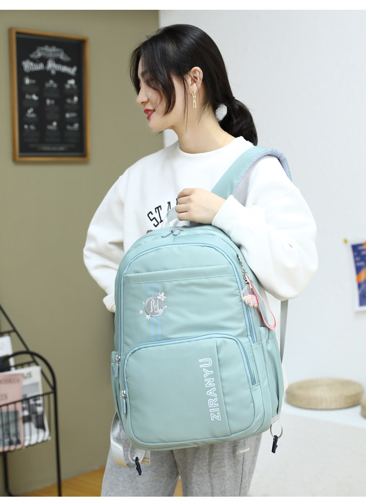 Детский чемодан 中小学生拉杆包12-14岁校园小清新简约可拆卸两用六轮可爬楼书包