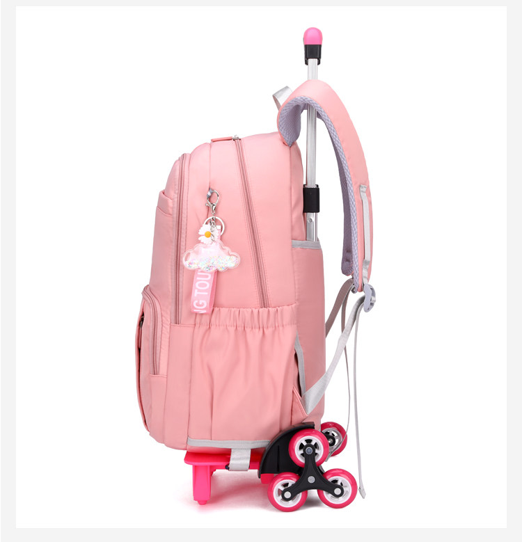 Детский чемодан 中小学生拉杆包12-14岁校园小清新简约可拆卸两用六轮可爬楼书包