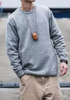 (NextVogue)carhartt wip allen sweater round neck wool sweater two colors