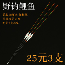 Fish float suit Buoyancy wild fishing Large buoyancy bold eye-catching carp High sensitivity black pit Anti-water anti-wind and waves