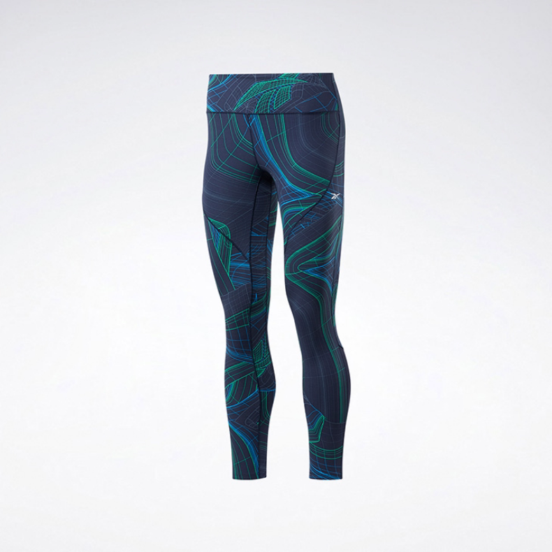 Рейбок Руи Шаг официальный фитнес TS LUX PRFRM TIGHT-TECHTW женщина плотно Штаны FT0845 