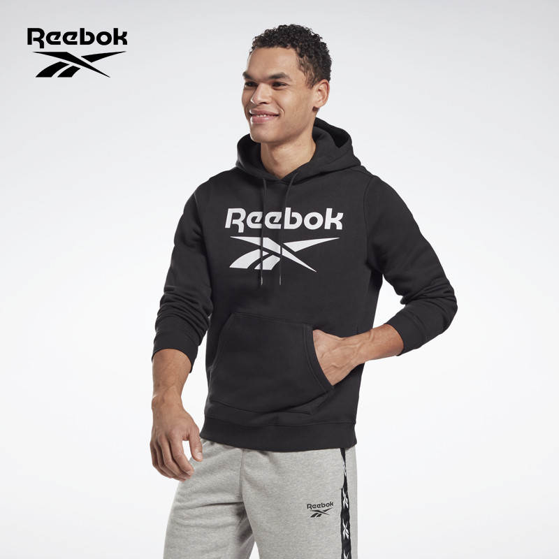 Reebok Sharp Run Official Man GR1658 Basic LOGO Training Thickened Warm Tandem Hat Sportshirt