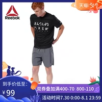 Reebok Reebok Thể thao thể thao chính thức CHẠY nam chạy áo thun ngắn tay FKS88 - Áo phông thể thao áo tank