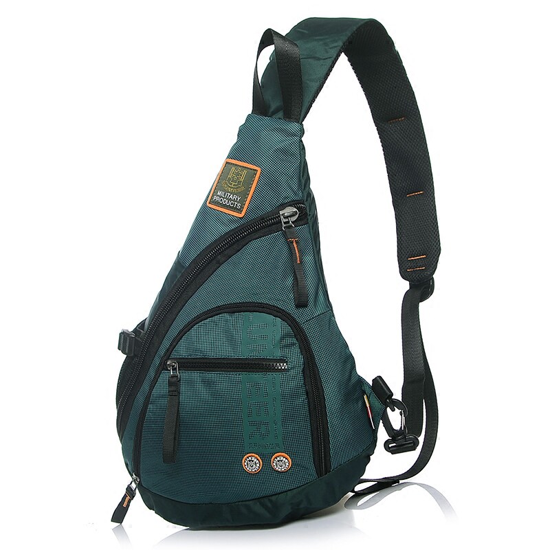 Chest Bag Men 2022 New Tide Single Shoulder Bag Men Large Capacity Casual Bag Diagonal Satchel Sports Drop Bag Triangle Bag