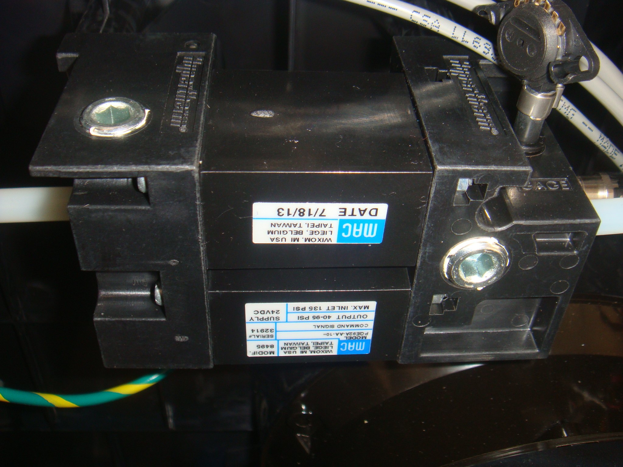 MAC Automatic Gas Control Valve PQE92A AA 10 Hypertherm MAX105 MAX125 mac-automatic-gas-control-valve-pqe92a-aa-10-hypertherm-max105-max125