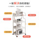 Beauty Salon Special-Purpose Trolley Storage Rack, Beauty Equipment Storage Trolley, Multi-Functional Movable Tool Cart