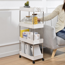 Movable trolley rack narrow kitchen pulley gap super narrow storage rack floor gap storage vegetables