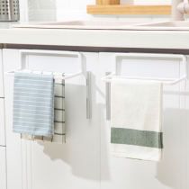 Kitchen rack rag drain rack Free hole storage rack Double rod storage rack Plastic household rag rack storage