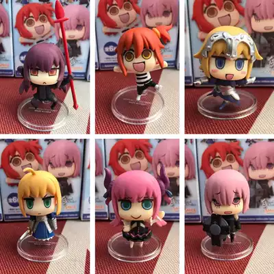 现货gsc 从漫画了解fgo Fate Grand Order Q版盒蛋咕哒子手办