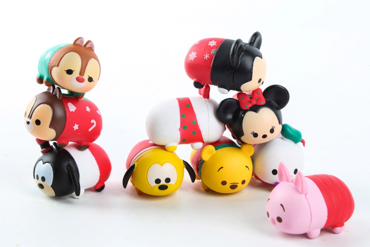 Mickey Minnie Winnie the Pooh Donald Duck Pijie Pig Gaofei Fun Jenga Bộ sưu tập Giáng sinh Trang trí - Trang trí nội thất