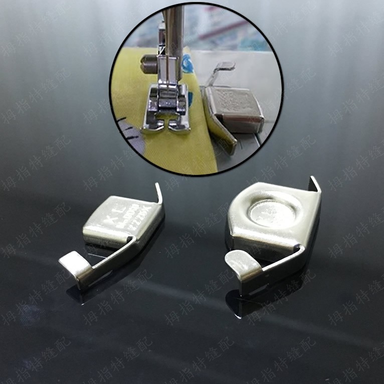 Sewing DIY tool magnetic gauge positioner guide block strong magnet pointing to gauge Iron backer
