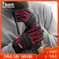 Miễn phí ngoài trời bạo chúa ngoài trời chiến thuật đầy đủ ngón tay bảo vệ găng tay cưỡi leo núi màn hình cảm ứng nam và nữ găng tay mặc linh hoạt bao tay len
