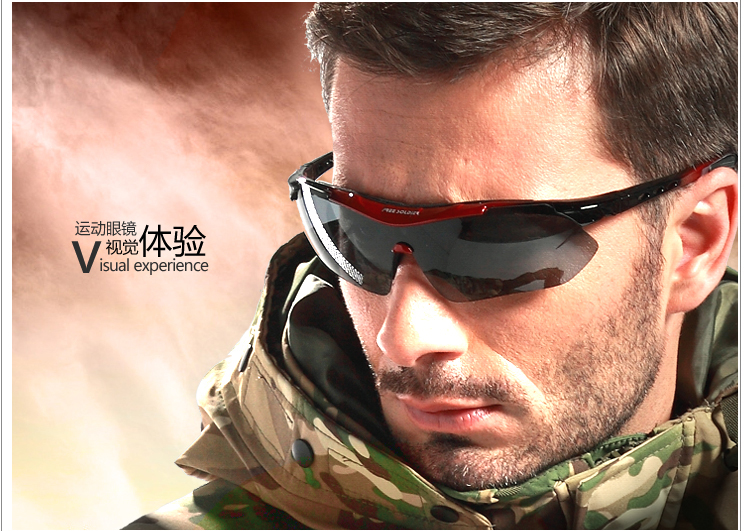 Lunettes de soleil sport neutre FREE SOLDIER - Objectif de PC - Ref 1225268 Image 20