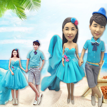 Photo Customized live-action doll clay doll diy clay figurine wax statue soft pottery doll pottery cartoon