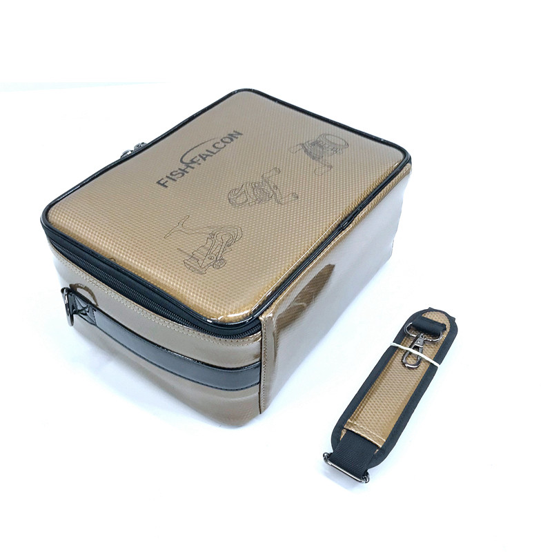 New fishing wheel bag WATERPROOF HARD TYPE 6 SUPPORT FISHING WHEELS CONTAINING WRAP ROLLS WIRE INSTRUMENTAL DROP WHEEL DRUM WHEEL HARD SHELL PROTECTIVE SLEEVES