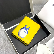 Limited edition hand-studded Totoro series short wallet zipper pocket short card bag fashion wallet wallet