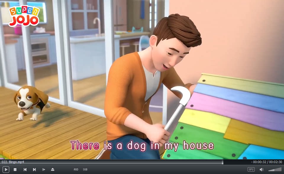 Super JoJo超级宝贝儿童动画歌谣英语启蒙早教高清视频带英文字幕  超级宝贝JOJO国语英语字幕儿童启蒙动画片学习