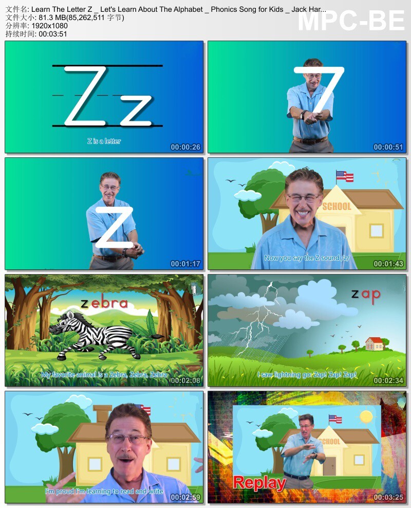 Jack Hartmann魔性大叔纯正美音学英语跟Rap大叔跳舞学唱英语儿歌