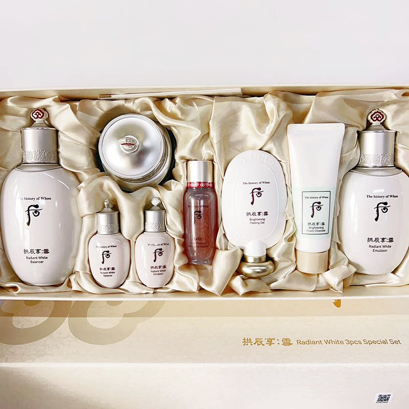 韩国直邮の贵妇级美白黑科技！Whoo后拱辰享雪美白三件套真实测评✨黄黑