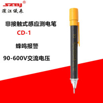 Binjiang CD-1 non-contact induction electric pen 90~600V AC electric measuring pen with light light wire finding test pen